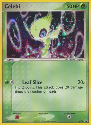Celebi 029 EX Nintendo Promos