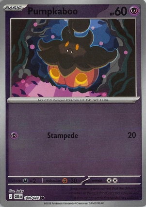 Pumpkaboo 040/086 Chaos Rising