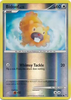 Bidoof 91/147 Supreme Victors