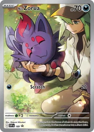 N's Zorua 189 Scarlet & Violet Promos