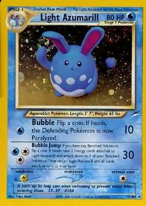 Light Azumarill 13/105 Neo Destiny