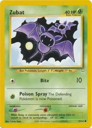 Zubat 59/64 Neo Revelation