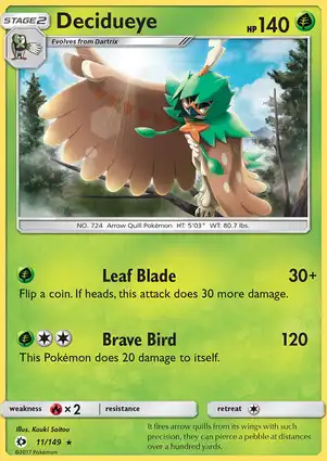 Decidueye 11/149 Sun & Moon