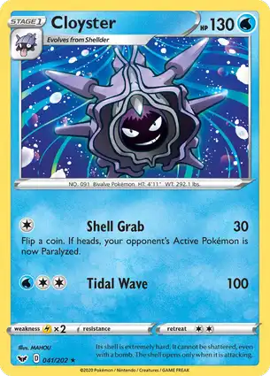 Cloyster 041/202 Sword & Shield