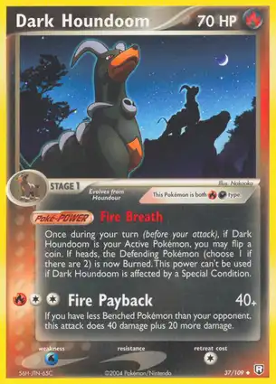 Dark Houndoom 37/109 EX Team Rocket Returns