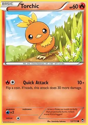Torchic 12/111 Furious Fists