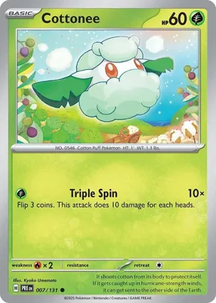 Cottonee 007/131 Prismatic Evolutions