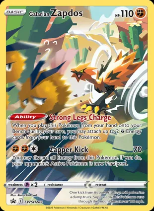 Galarian Zapdos SWSH283 Sword & Shield Promos