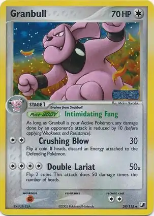 Granbull 39/115 EX Unseen Forces