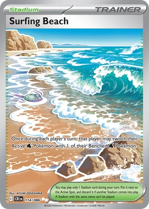 Surfing Beach 114/086 Chaos Rising