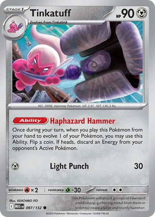 Tinkatuff 097/132 Mega Evolution