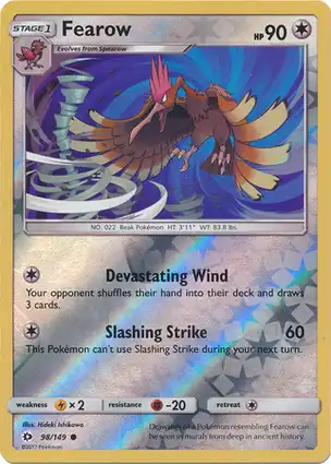 Fearow 98/149 Sun & Moon