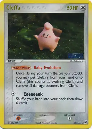 Cleffa 21/115 EX Unseen Forces