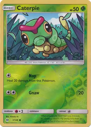 Caterpie 1/149 Sun & Moon