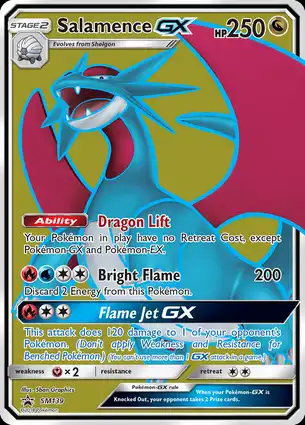 Salamence GX SM139 Sun & Moon Promos