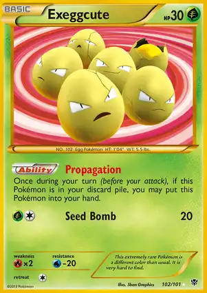 Exeggcute 102/101 Plasma Blast