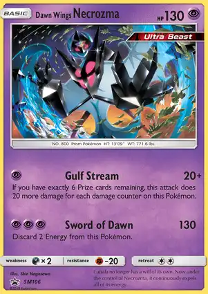Dawn Wings Necrozma SM106 Sun & Moon Promos