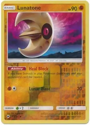 Lunatone 68/147 Burning Shadows