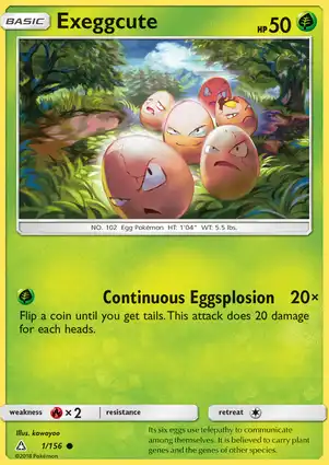 Exeggcute 1/156 Ultra Prism