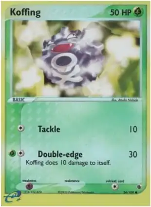 Koffing 54/109 EX Ruby & Sapphire