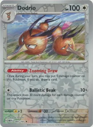 Dodrio 085/165 Scarlet & Violet 151