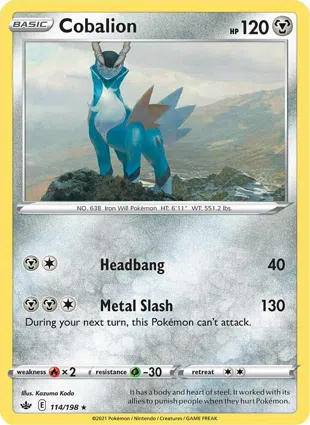 Cobalion 114/198 Chilling Reign