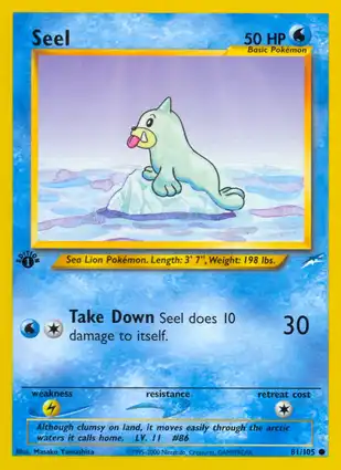 Seel 81/105 Neo Destiny 1st Edition