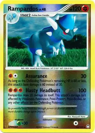 Rampardos 33/123 Mysterious Treasures