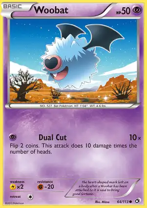 Woobat 64/113 Legendary Treasures