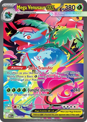Mega Venusaur ex 177/132 Mega Evolution