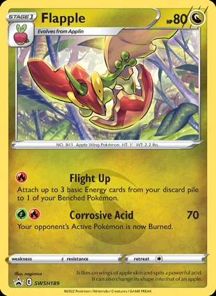 Flapple SWSH189 Sword & Shield Promos
