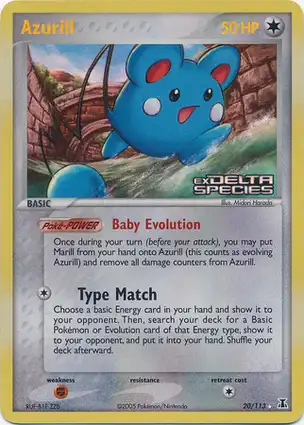 Azurill 20/113 EX Delta Species