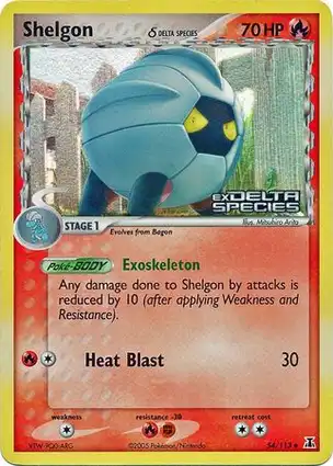Shelgon 54/113 EX Delta Species