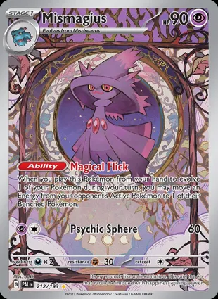 Mismagius 212/193 Paldea Evolved