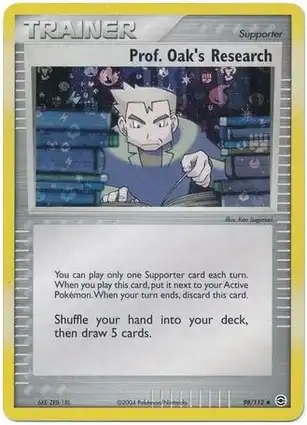 Prof. Oak's Research 98/112 EX FireRed & LeafGreen