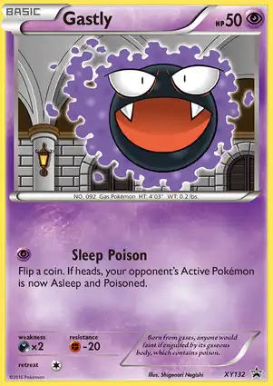 Gastly XY132 XY Promos