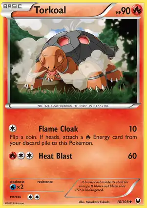 Torkoal 18/108 Dark Explorers