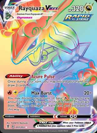 Rayquaza VMAX 217/203 Evolving Skies