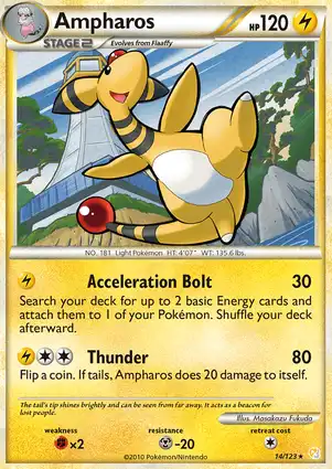 Ampharos 14/123 HeartGold & SoulSilver