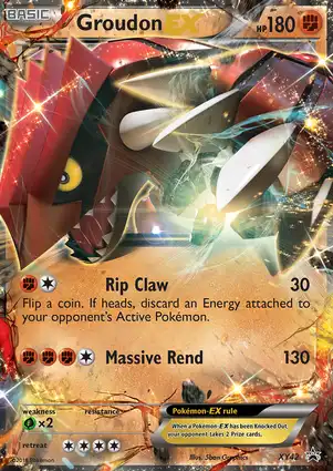 Groudon EX XY42 XY Promos