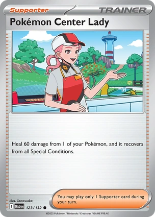 Pokémon Center Lady 123/132 Mega Evolution