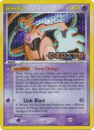 Deoxys 16/107 EX Deoxys