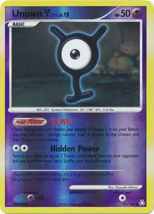 Unown Y 81/146 Legends Awakened