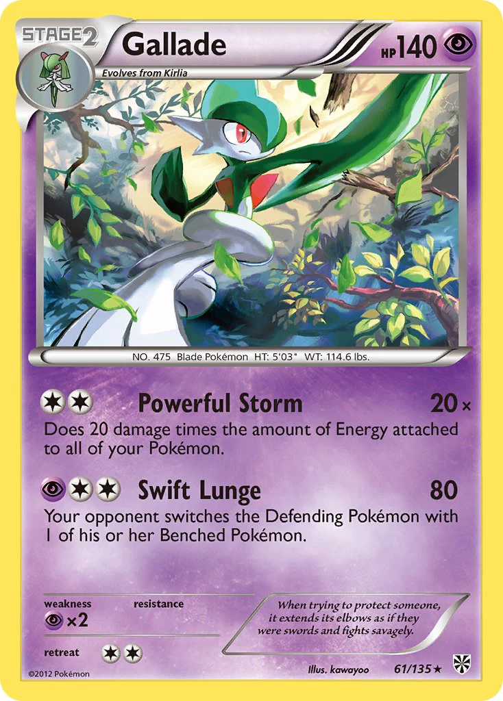 Gallade 61/135 Plasma Storm