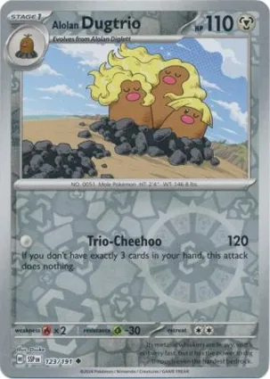 Alolan Dugtrio 123/191 Surging Sparks