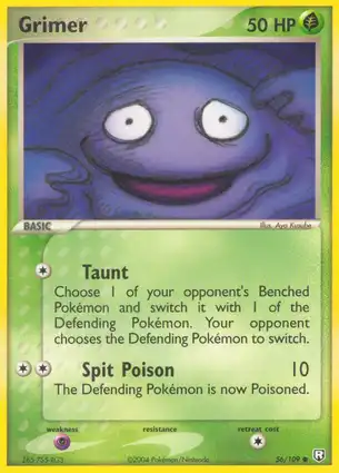 Grimer 56/109 EX Team Rocket Returns