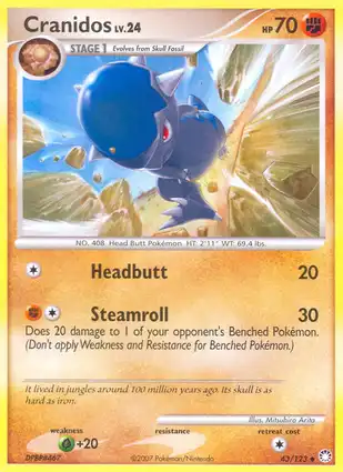 Cranidos 43/123 Mysterious Treasures