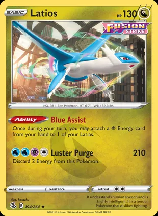 Latios 194/264 Fusion Strike