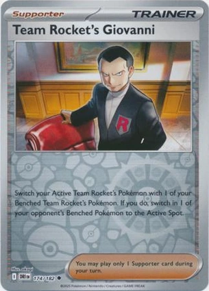 Team Rocket's Giovanni 174/182 Destined Rivals