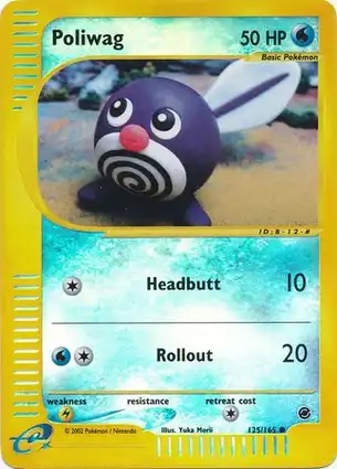 Poliwag 125/165 Expedition Base Set